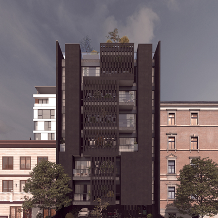 Adibi residential complex design by Maliha Aghajani