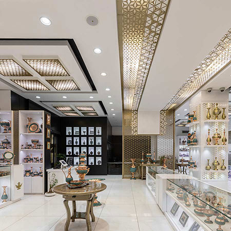 Aghajani Handicrafts Shop design by Maliha Aghajani