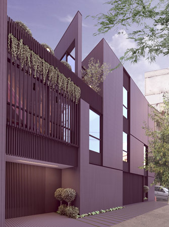 Alborz Facade design by Maliha Aghajani