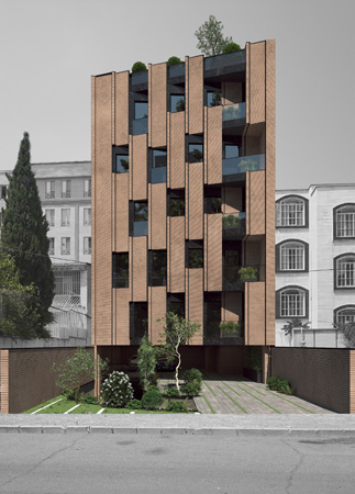 Jodouei Residential Complex design by Maliha Aghajani
