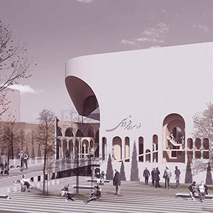 Ferdowsi House of Wisdom design by Malihe Aghajani
